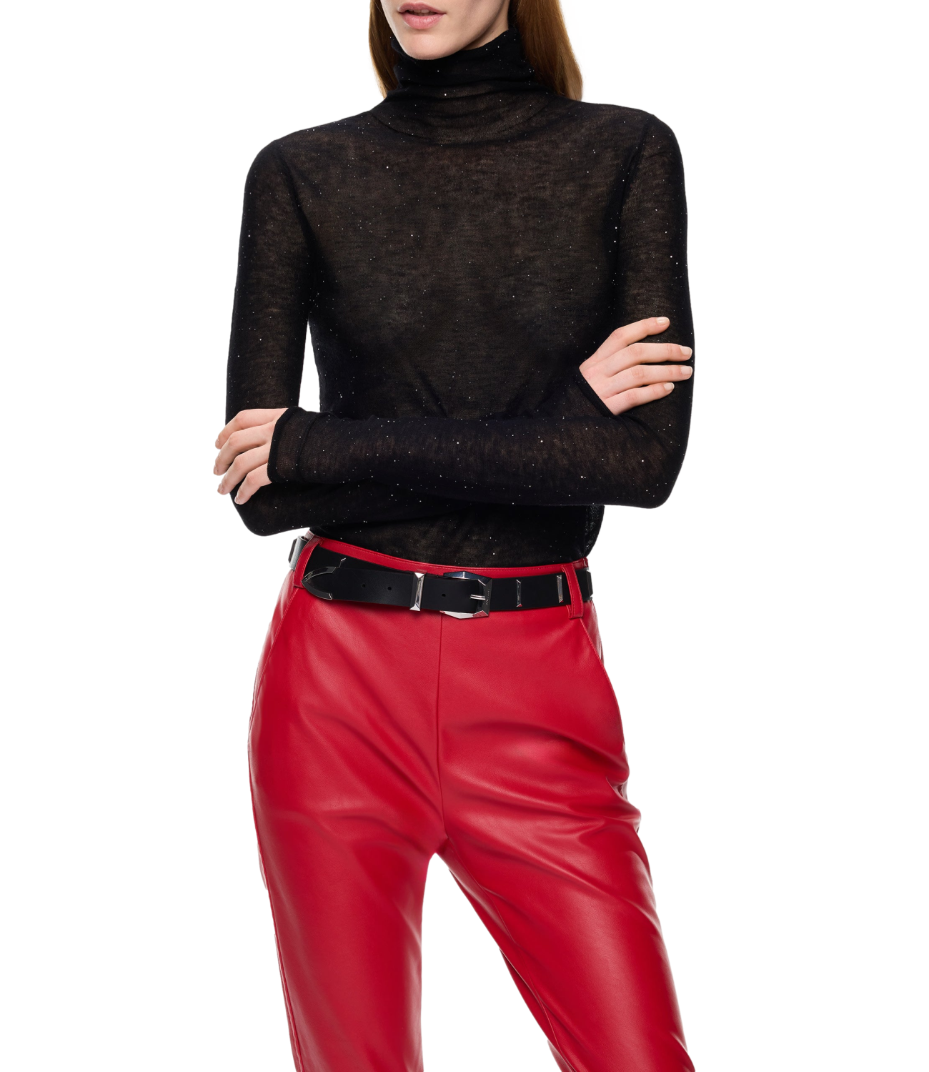 Pinko Maglia da Donna - Nero Limousine - 105821-A2pm