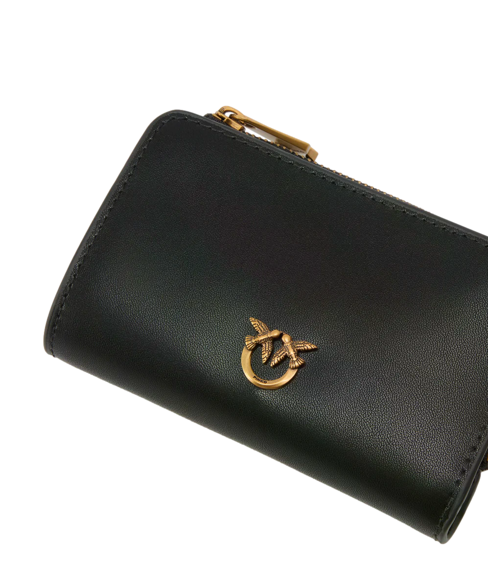 Pinko Portafogli da Donna - NerO-Antique Gold - 106206-A0f1