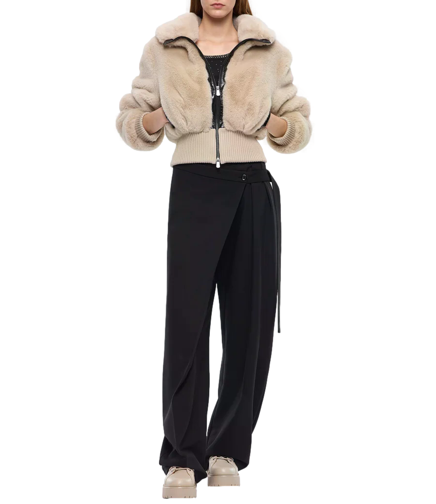 Pinko Pelliccia da Donna - BeigE-Giorno Piovoso - 107040-A3e7