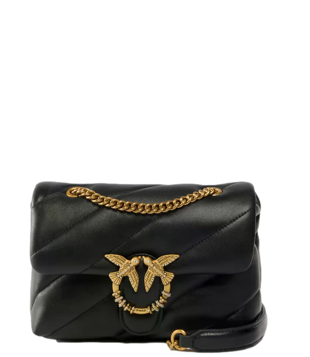 Pinko Borsa da Donna - NerO-Antique Gold - 107058-A0f2
