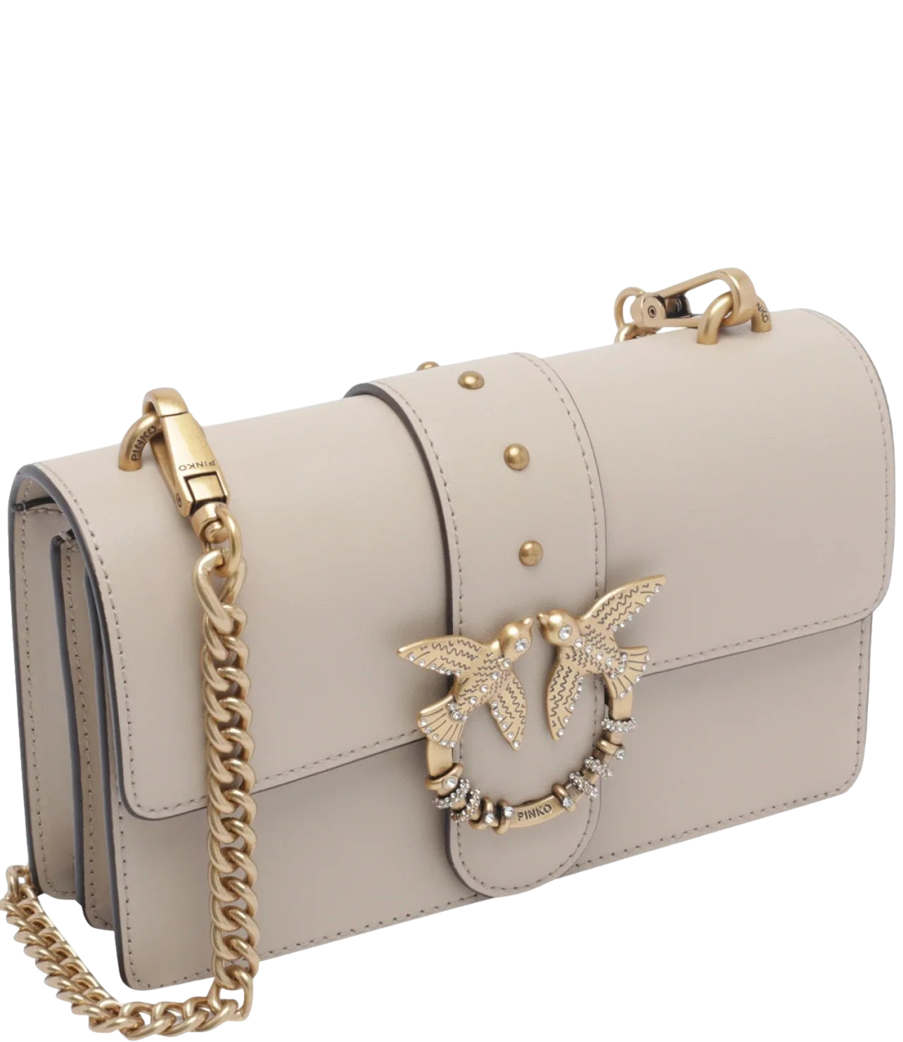 Pinko Borsa da Donna - BeigE-Grigio FumO-Antique Gold - 107071-A0f1