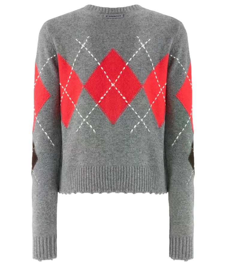 Pinko Maglia da Donna - Grigio/marrone - 107284-A3ie
