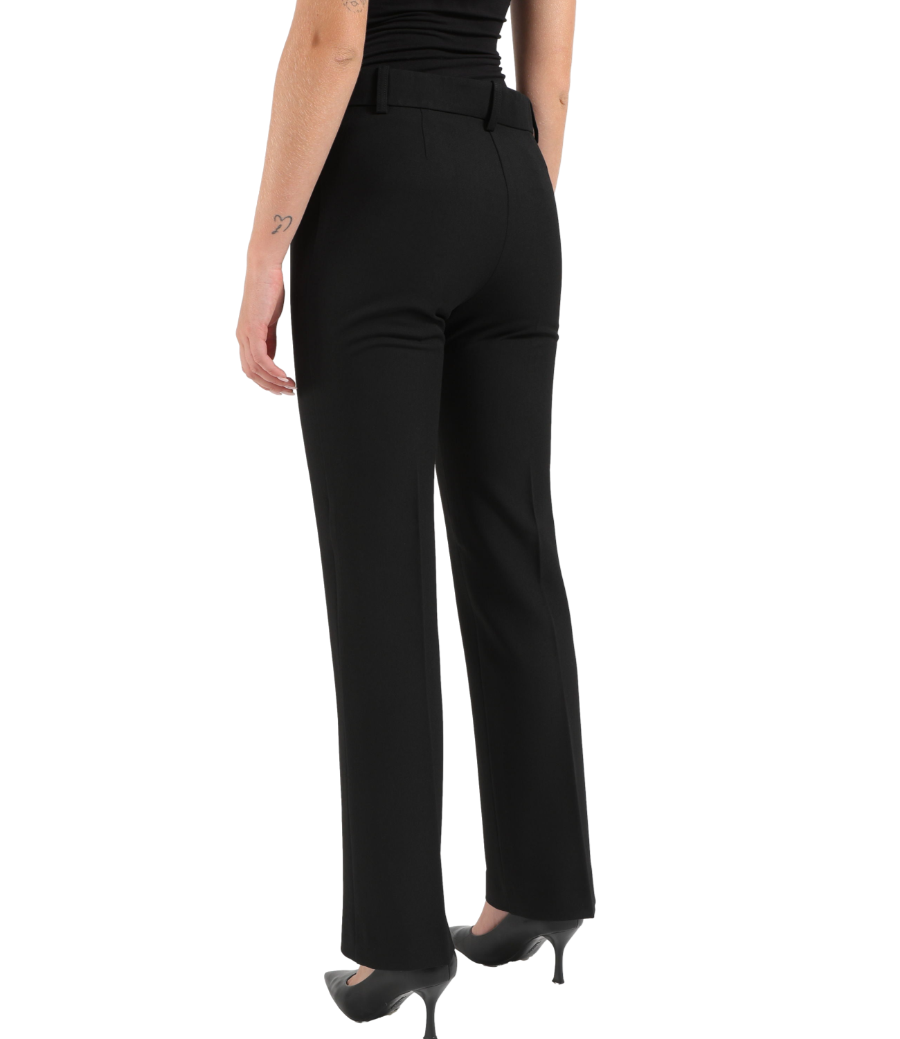 Pinko Pantalone da Donna - Nero Limousine - 107415-A3da