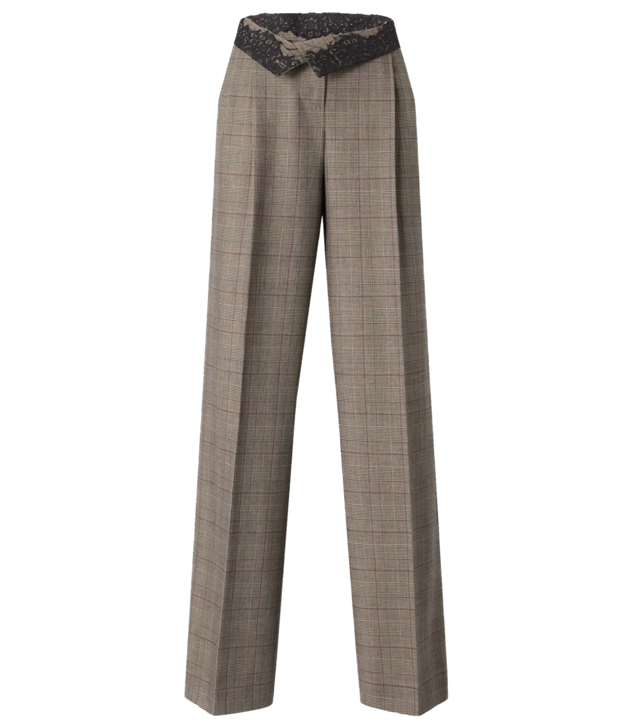 Pinko Pantalone da Donna - Beige/bordeaux/nero - 107476-A3ff