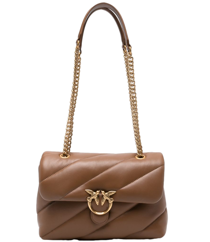 Pinko Borsa da Donna - Marrone CognaC-Antique Gold - 107616-A0f2