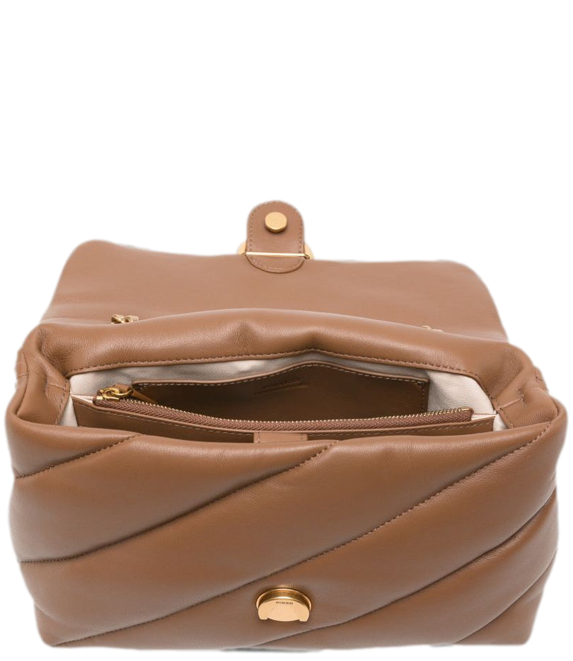 Pinko Borsa da Donna - Marrone CognaC-Antique Gold - 107616-A0f2