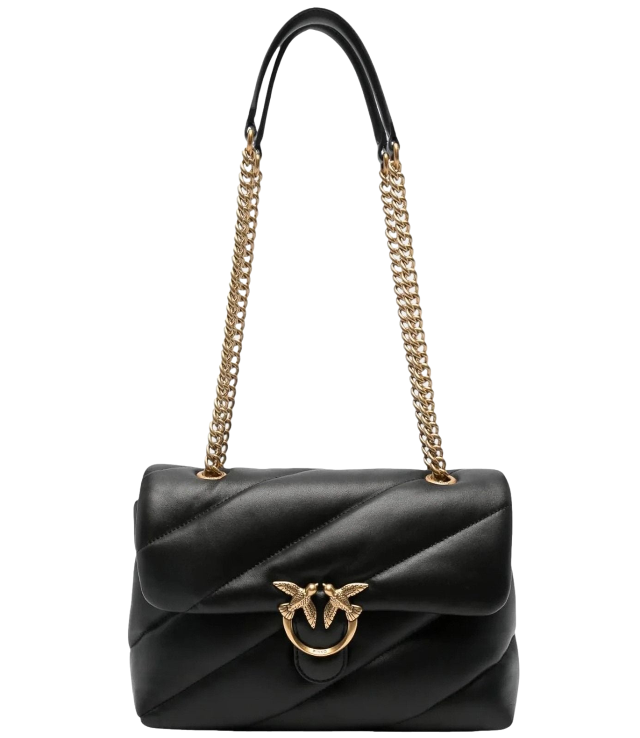 Pinko Borsa da Donna - NerO-Antique Gold - 107616-A0f2