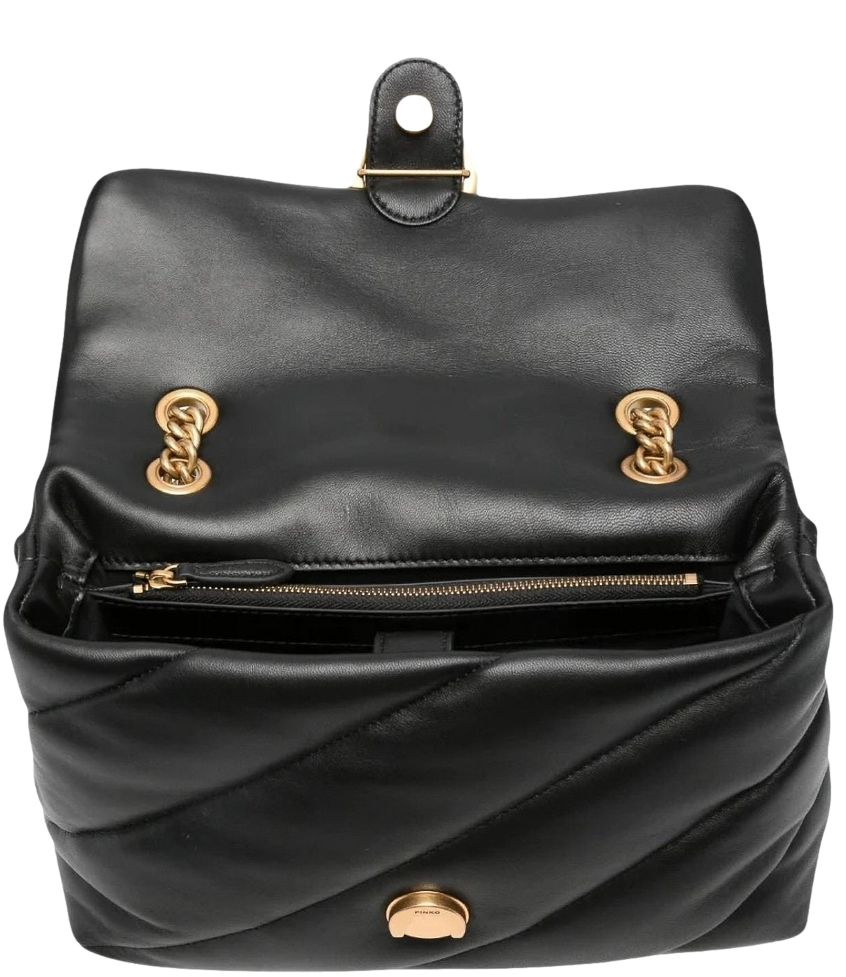 Pinko Borsa da Donna - NerO-Antique Gold - 107616-A0f2