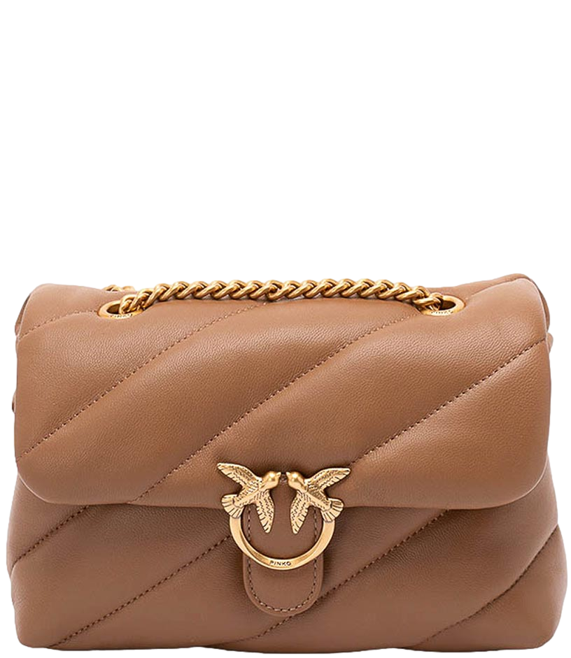 Pinko Borsa da Donna - Marrone CognaC-Antique Gold - 107617-A0f2