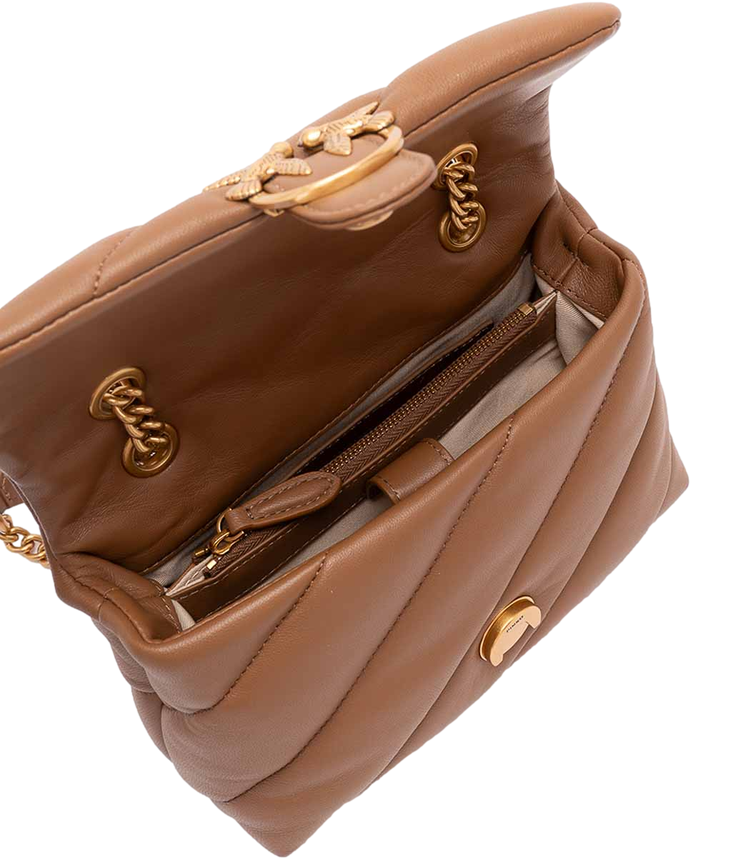 Pinko Borsa da Donna - Marrone CognaC-Antique Gold - 107617-A0f2