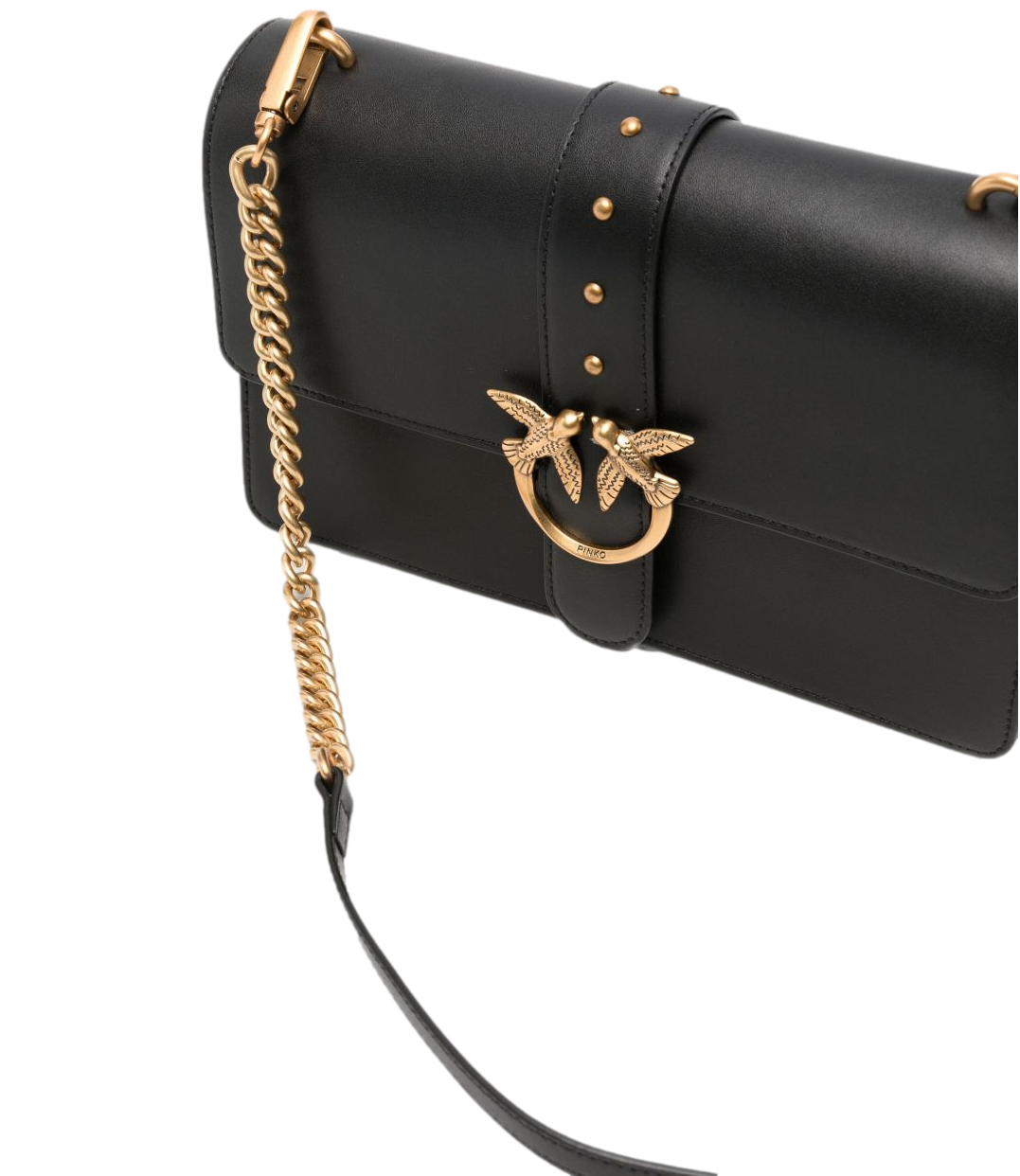 Pinko Borsa da Donna - NerO-Antique Gold - 107621-A0f1