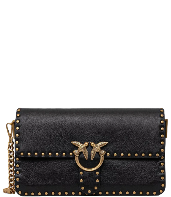 Pinko Borsa da Donna - NerO-Antique Gold - 107664-A2jg