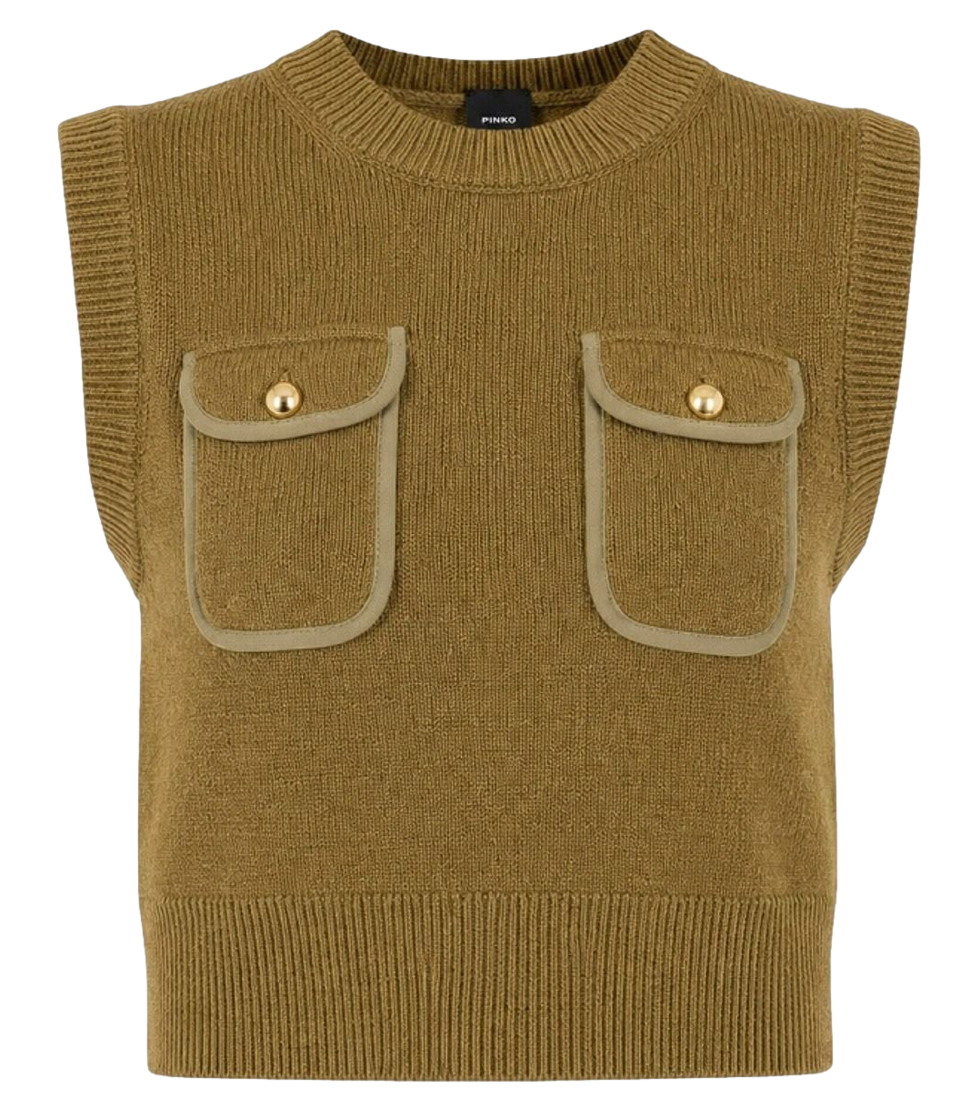 Pinko Maglia da Donna - VerdE-Lucertola - 107799-A3oh