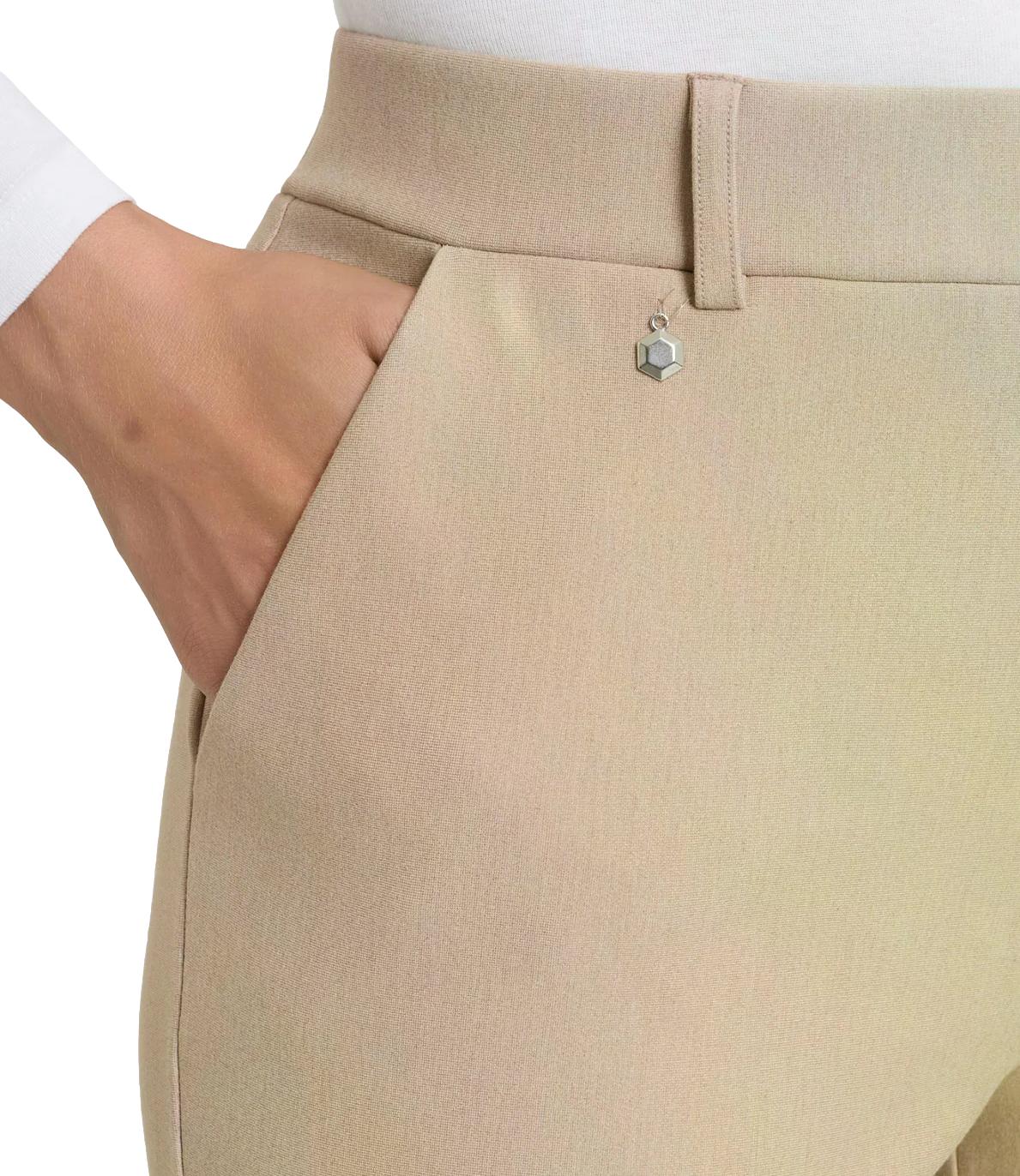 Ragno Pantalone da Donna - Cammello Mel. - Db24pp