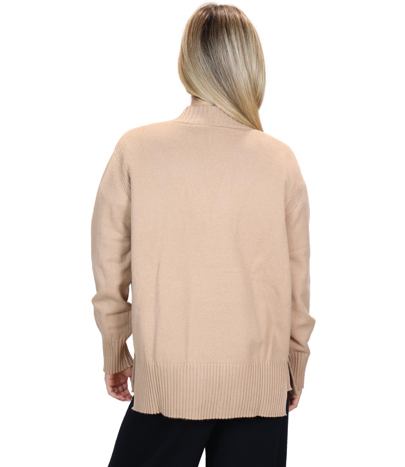 Ragno Cardigan da Donna - Cammello Mel. - Dt49mn