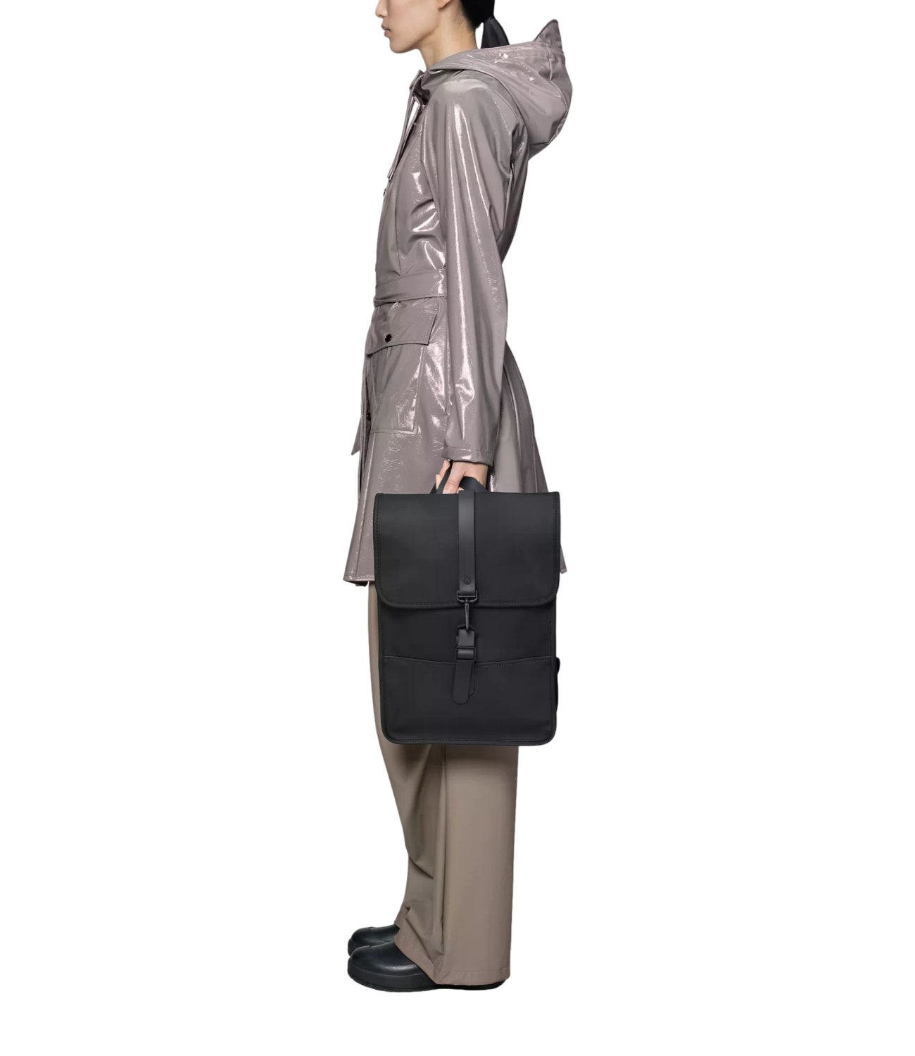 Rains zaino nero backpack mini