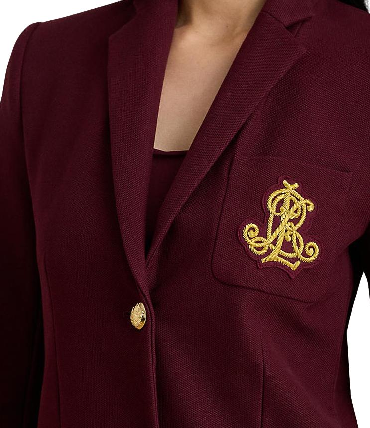Ralph Lauren Blazer da Donna - Dark Garnet - 200797305