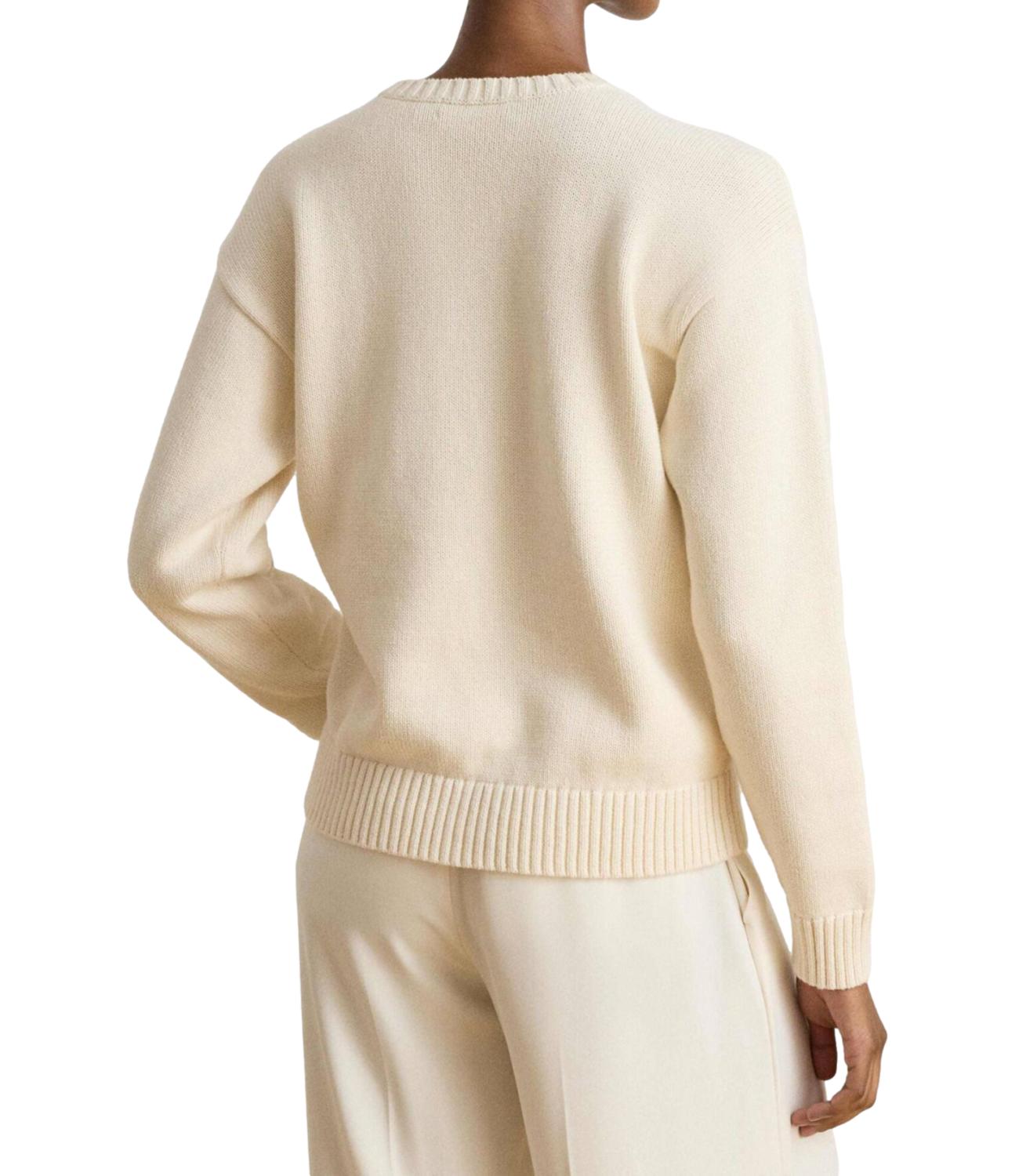 Ralph Lauren Pullover da Donna - Mascarpone Cream Multi - 200b27841