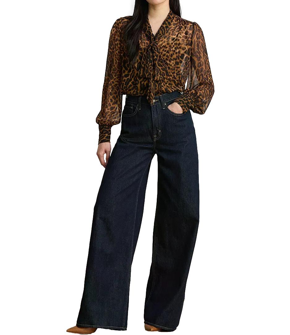 Ralph Lauren Blusa da Donna - Tan Multi - 200b30180