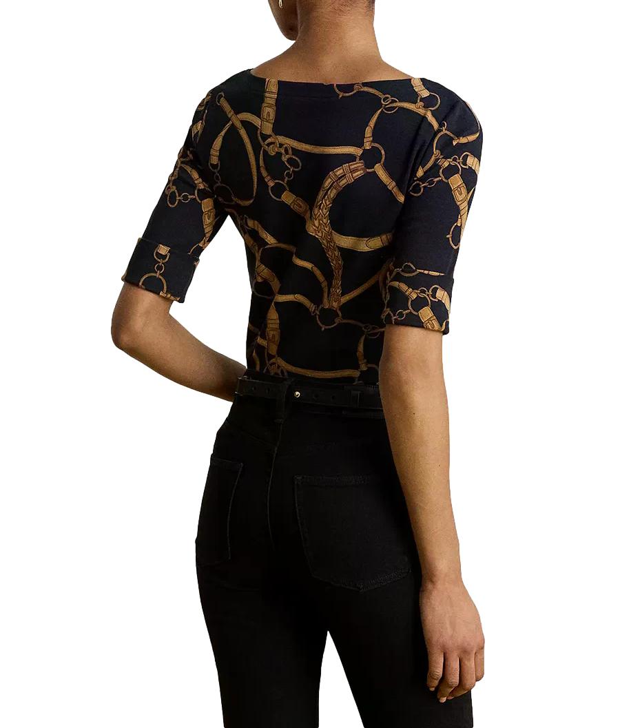 Ralph Lauren T-Shirt da Donna - Black/tan - 200p13948