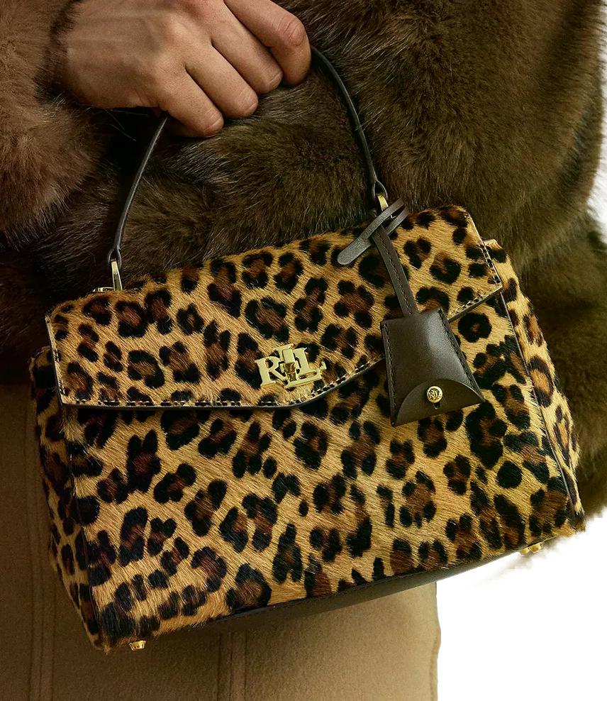 Ralph Lauren Borsa da Donna - Modern Leopard/chestnut Brown - 431p18422