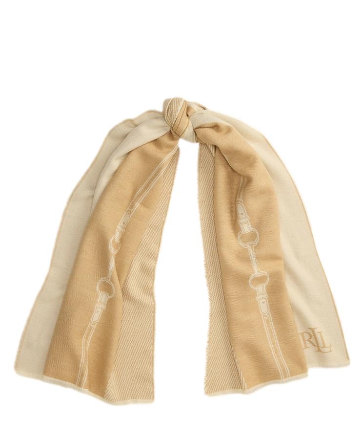 Ralph Lauren Sciarpa/Foulard da Donna - Cream/camel - 454p23540