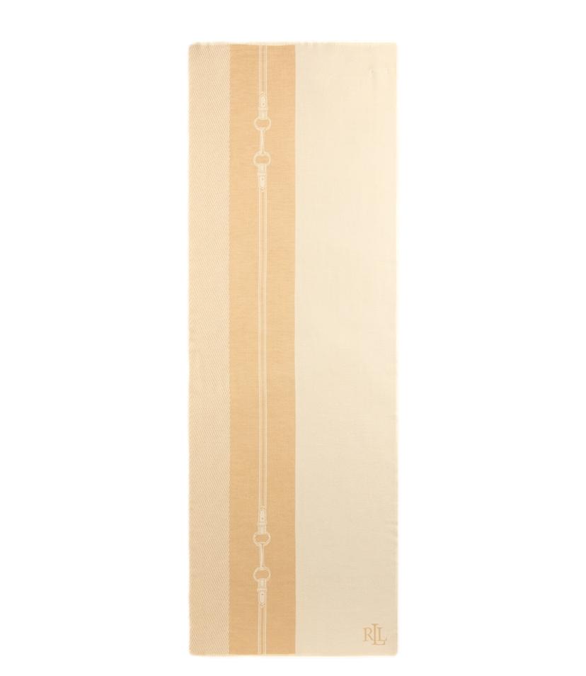 Ralph Lauren Sciarpa/Foulard da Donna - Cream/camel - 454p23540