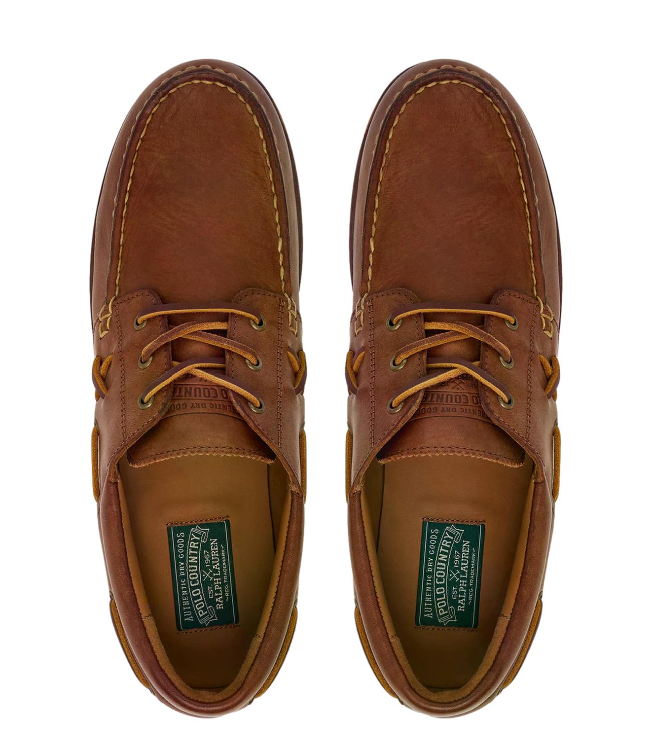 Ralph Lauren Mocassino da Uomo - Dark Brown - 812p15865