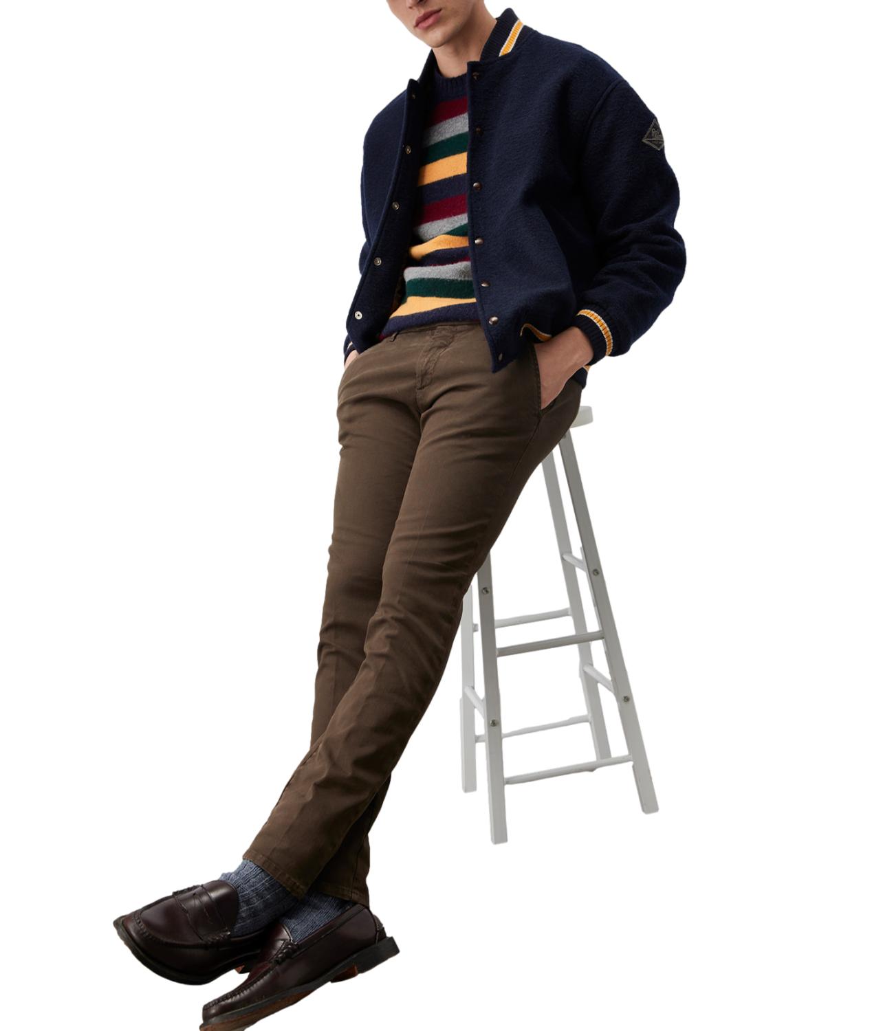 Roy Roger's Pantalone da Uomo - Read Brown - Rru013c8700112