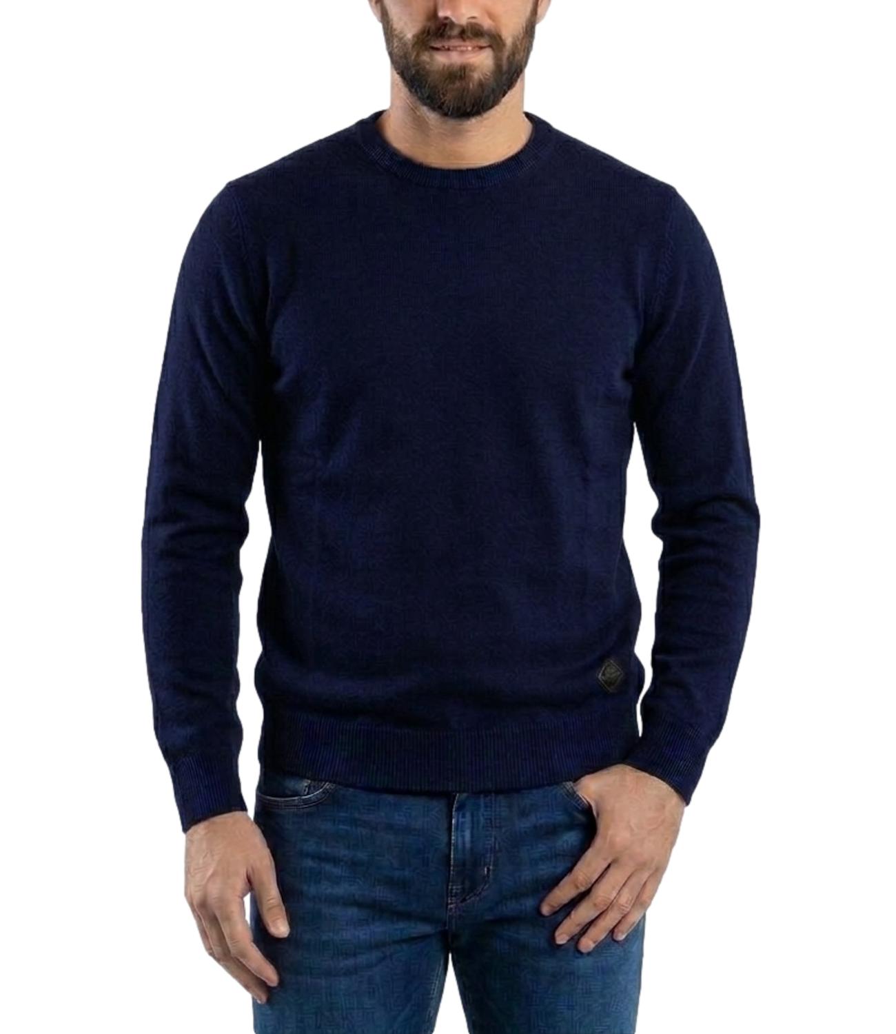 Roy Roger's Pullover da Uomo - Blu Navy - Rru199ct48xxxx
