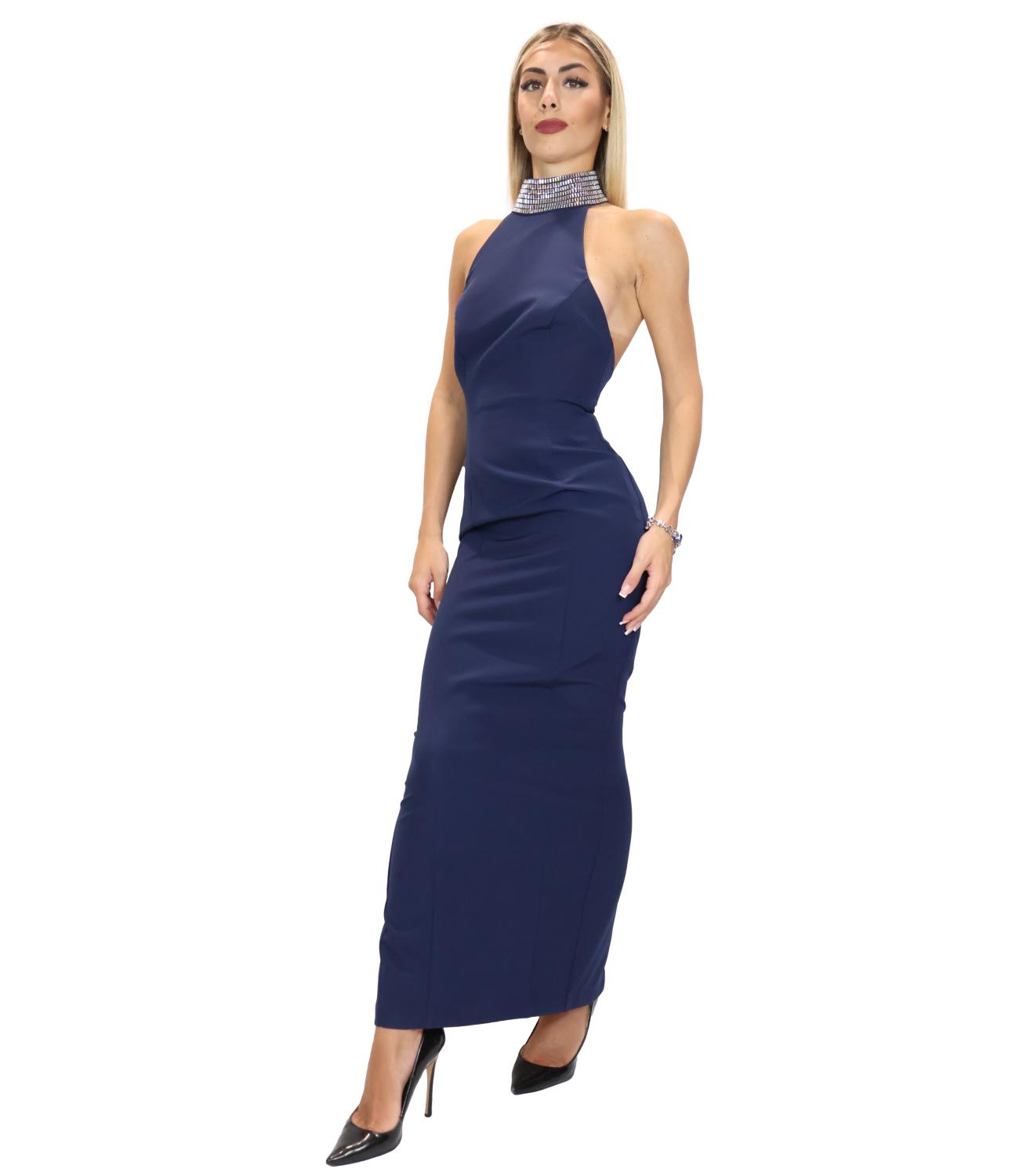 Silence Limited Abito da Donna - Navy - Slab040appai26