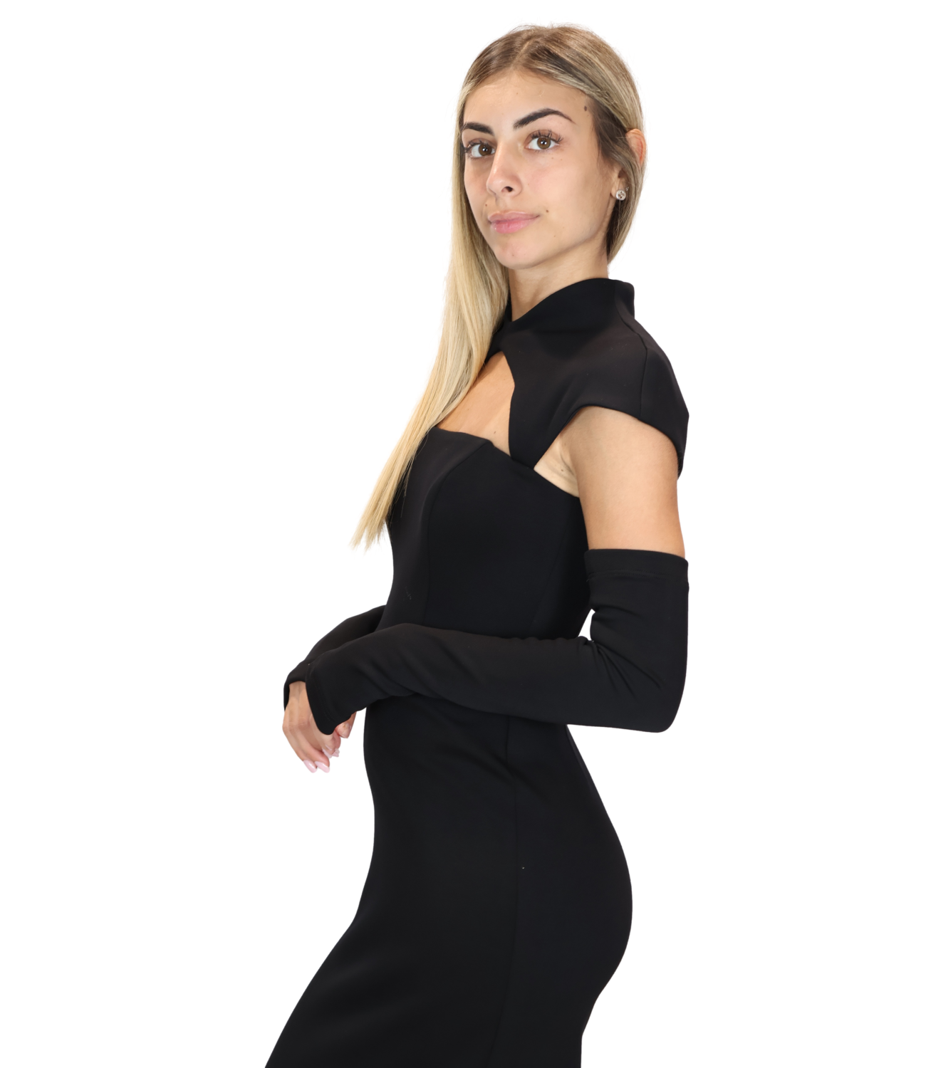 Silence Limited Abito da Donna - Black - Slab047ai26