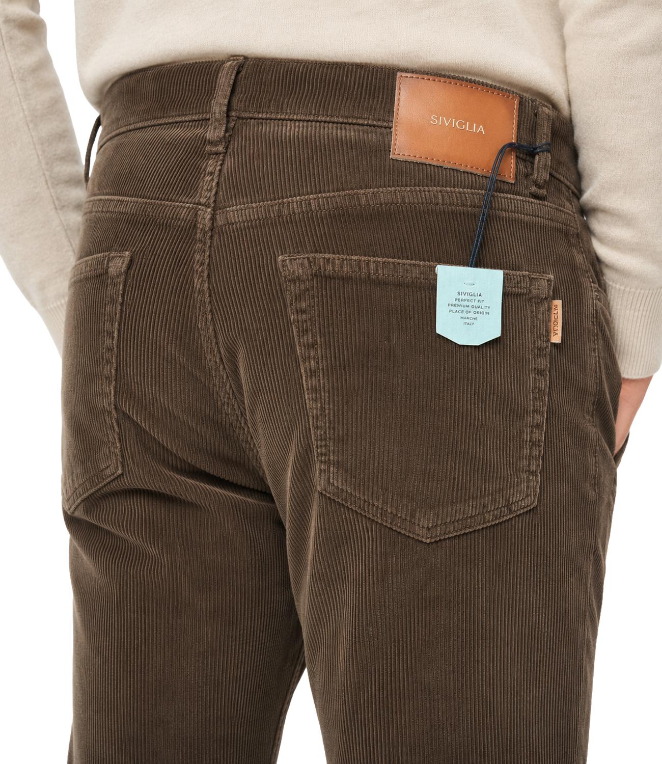 Siviglia Pantalone da Uomo - Marrone - Svm02018v002318px