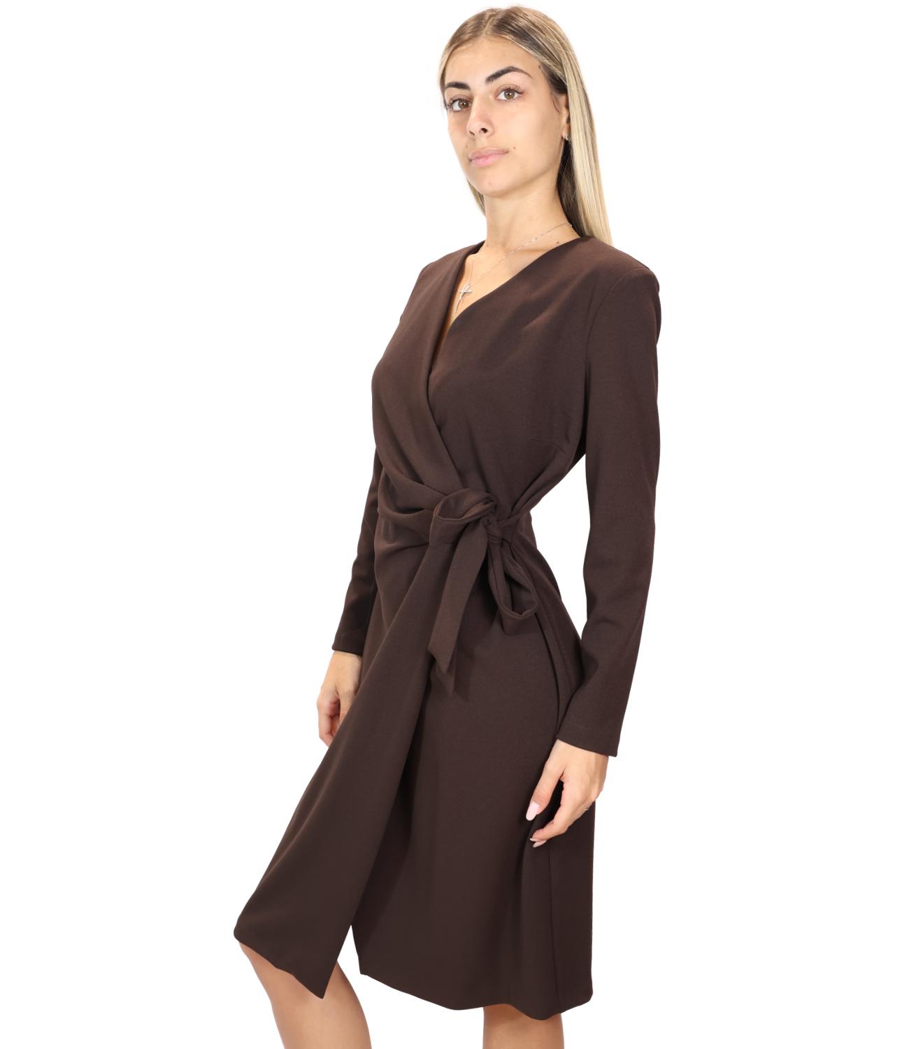 Studio it Abito da Donna - Caffè - Ds7212