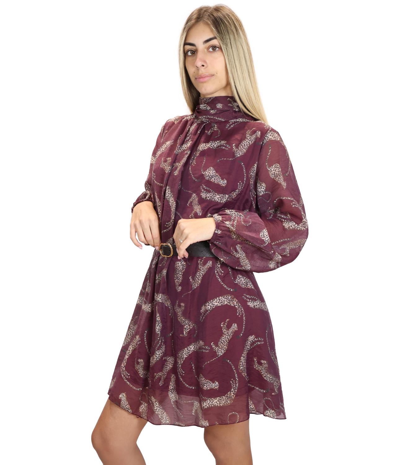 Studio it Abito da Donna - Vino - L6758