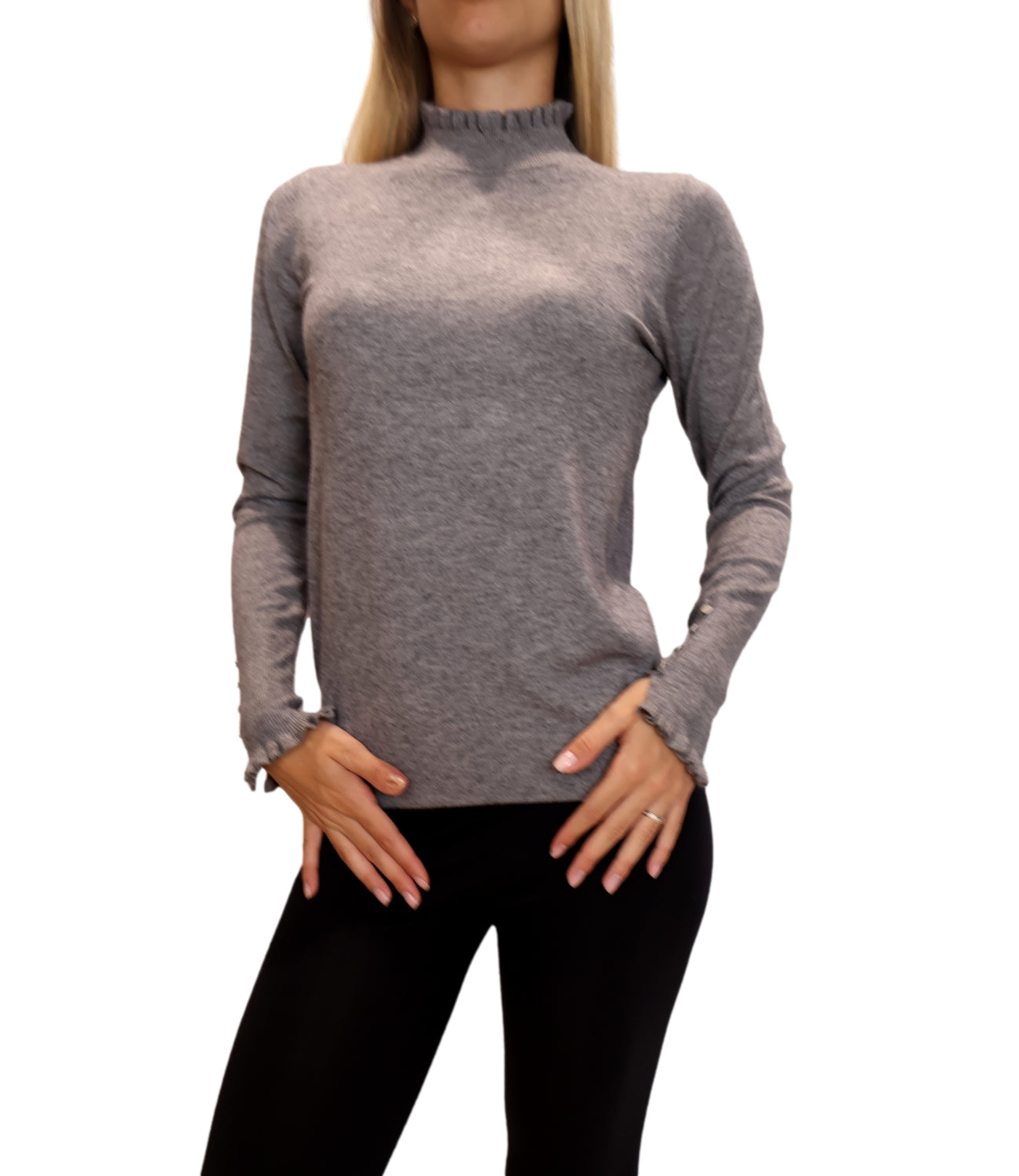 Studio it Maglia da Donna - Grigio - Mg8525