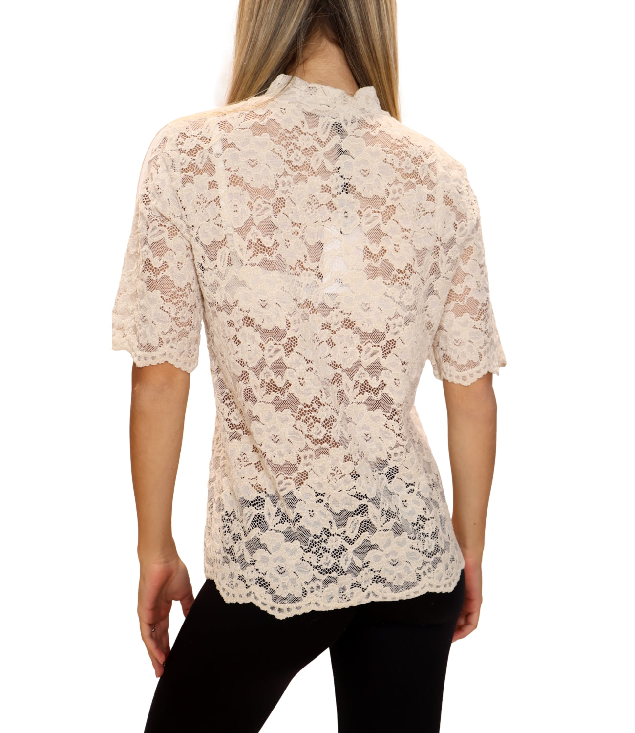 Studio it T-Shirt da Donna - Panna - Th4152