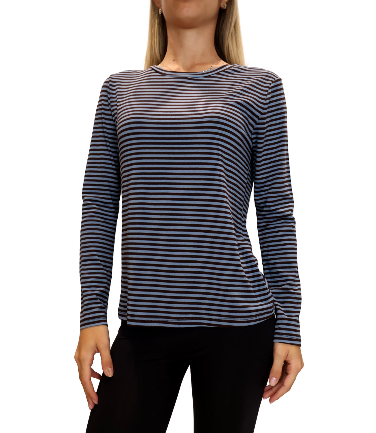 Studio it T-Shirt da Donna - Celeste - Th5841