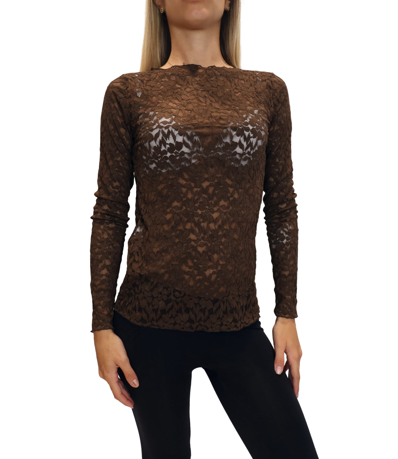 Studio it T-Shirt da Donna - Moro - Th6958