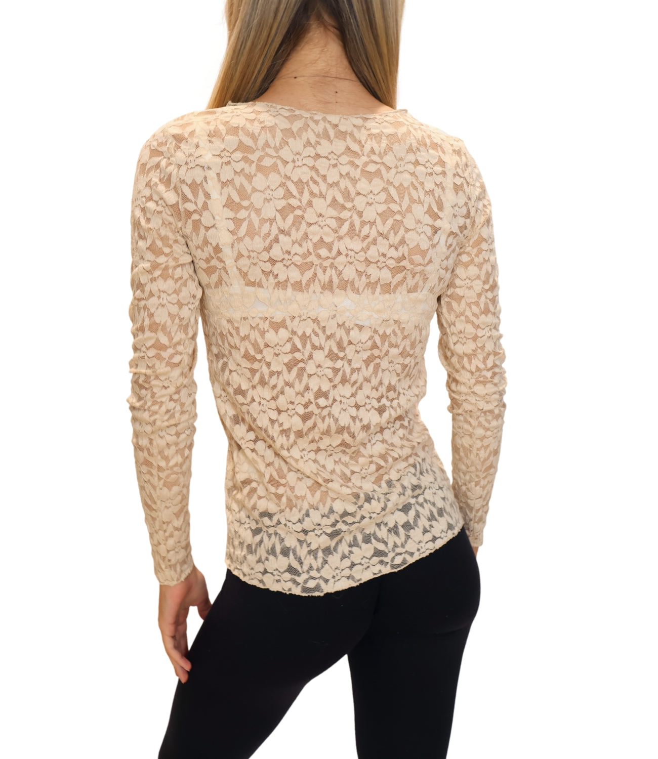 Studio it T-Shirt da Donna - Panna - Th6958