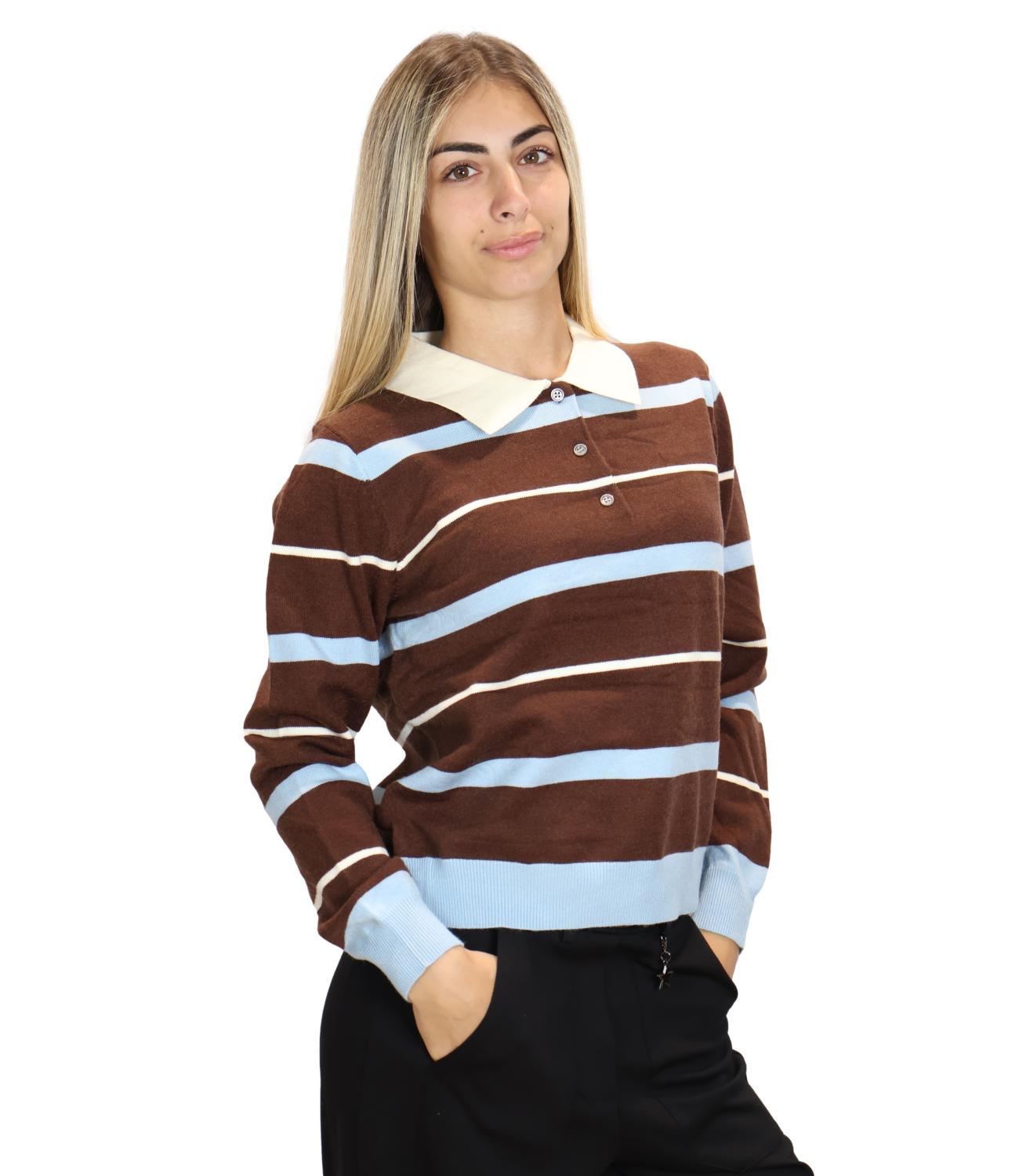 Studio it Polo da Donna - Celeste - Zm69185
