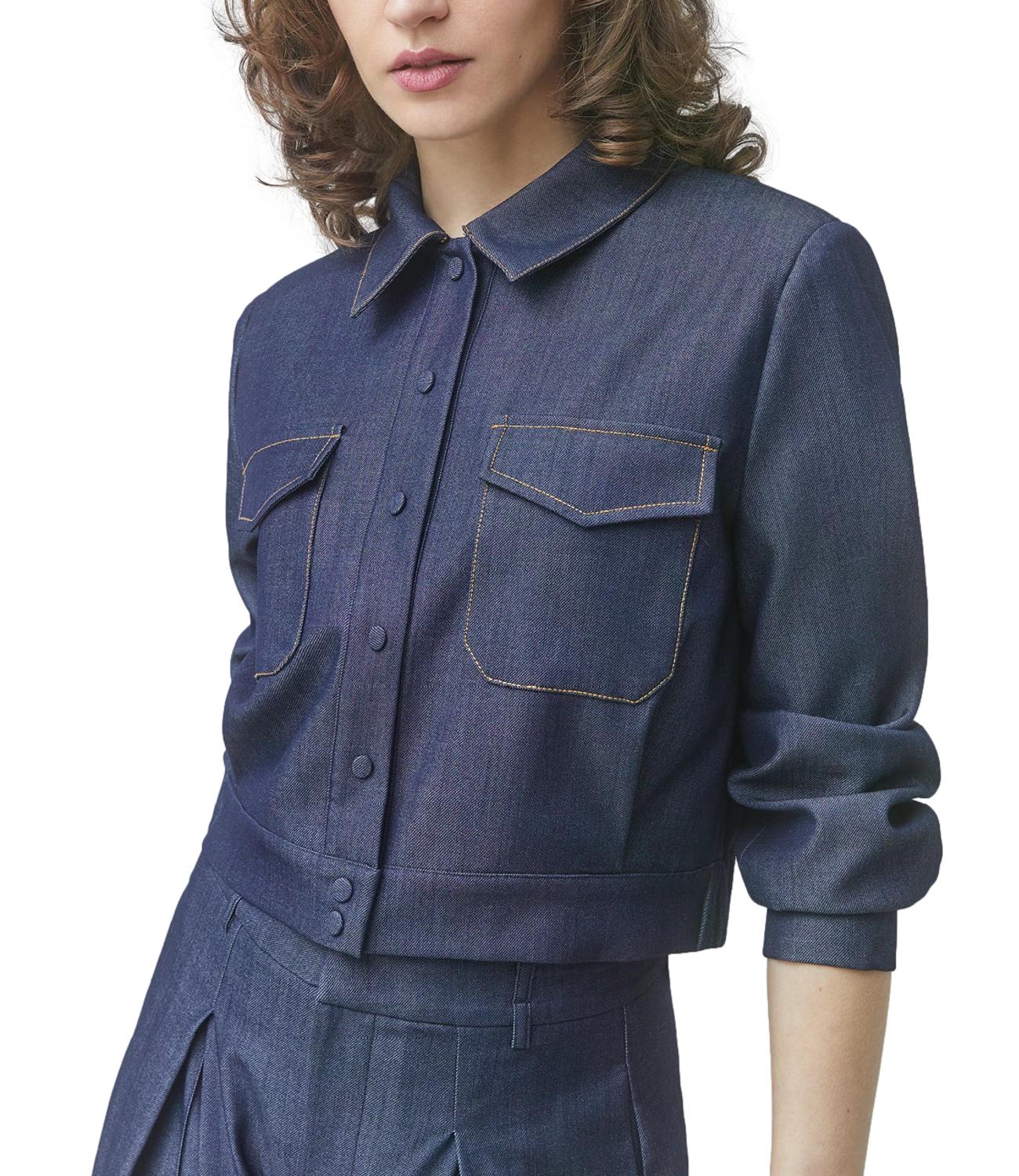 Suncoo Camicia da Donna - 35-Bleu Brut - H26c07266