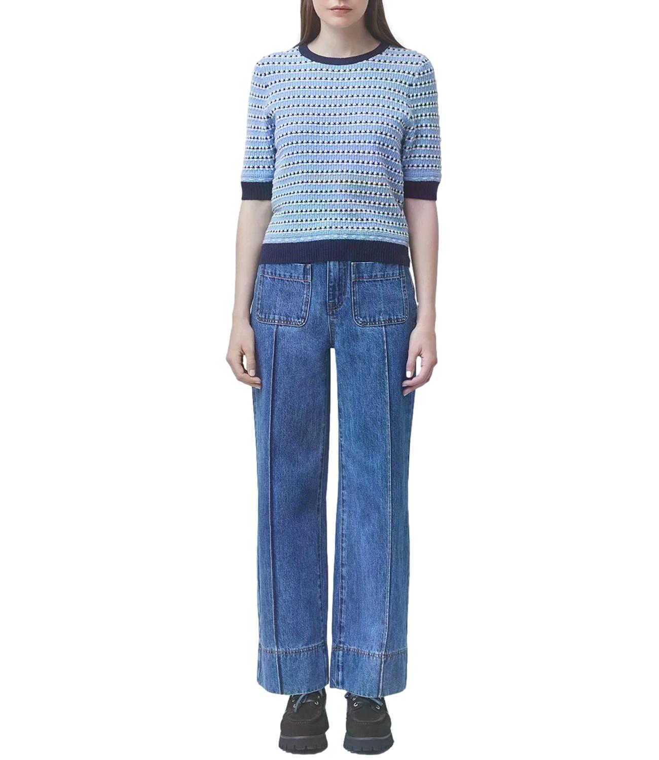 Suncoo Maglia da Donna - 33-Bleu Ciel - H26m01274