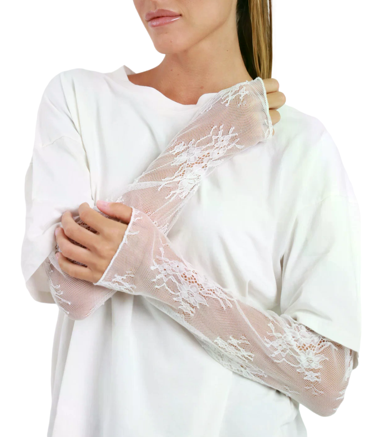 Susy Mix Maglia da Donna - Latte - 11073