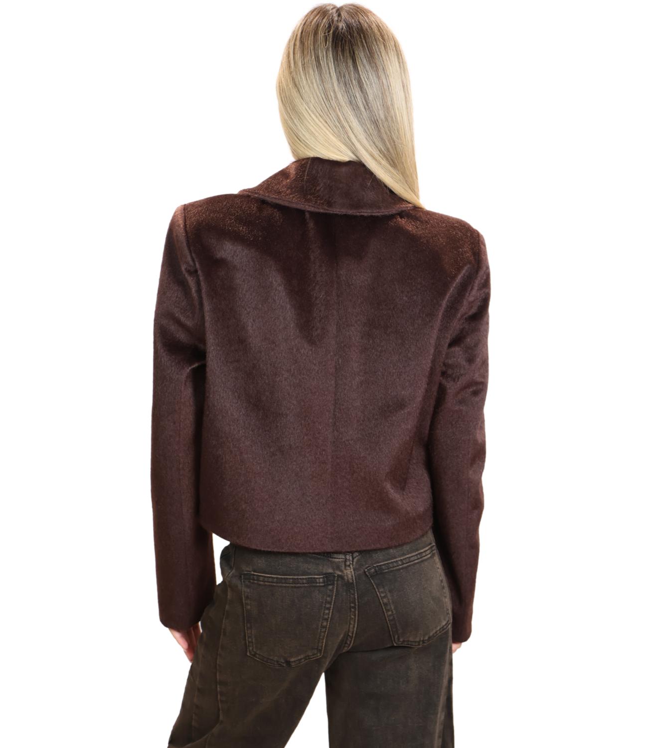 Susy Mix Giacca da Donna - Moro - 11273