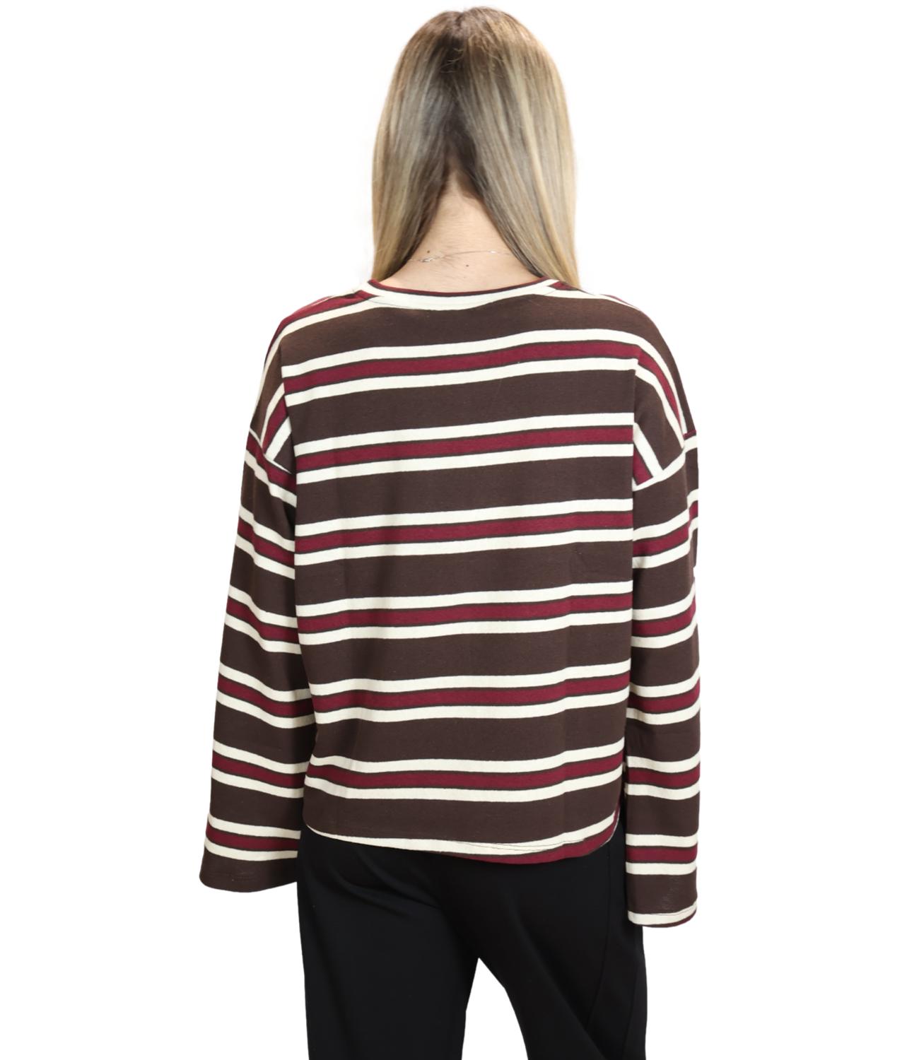 Susy Mix Maglia da Donna - Moro - 12491
