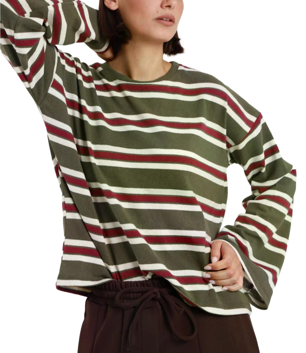 Susy Mix Maglia da Donna - Verde - 12491