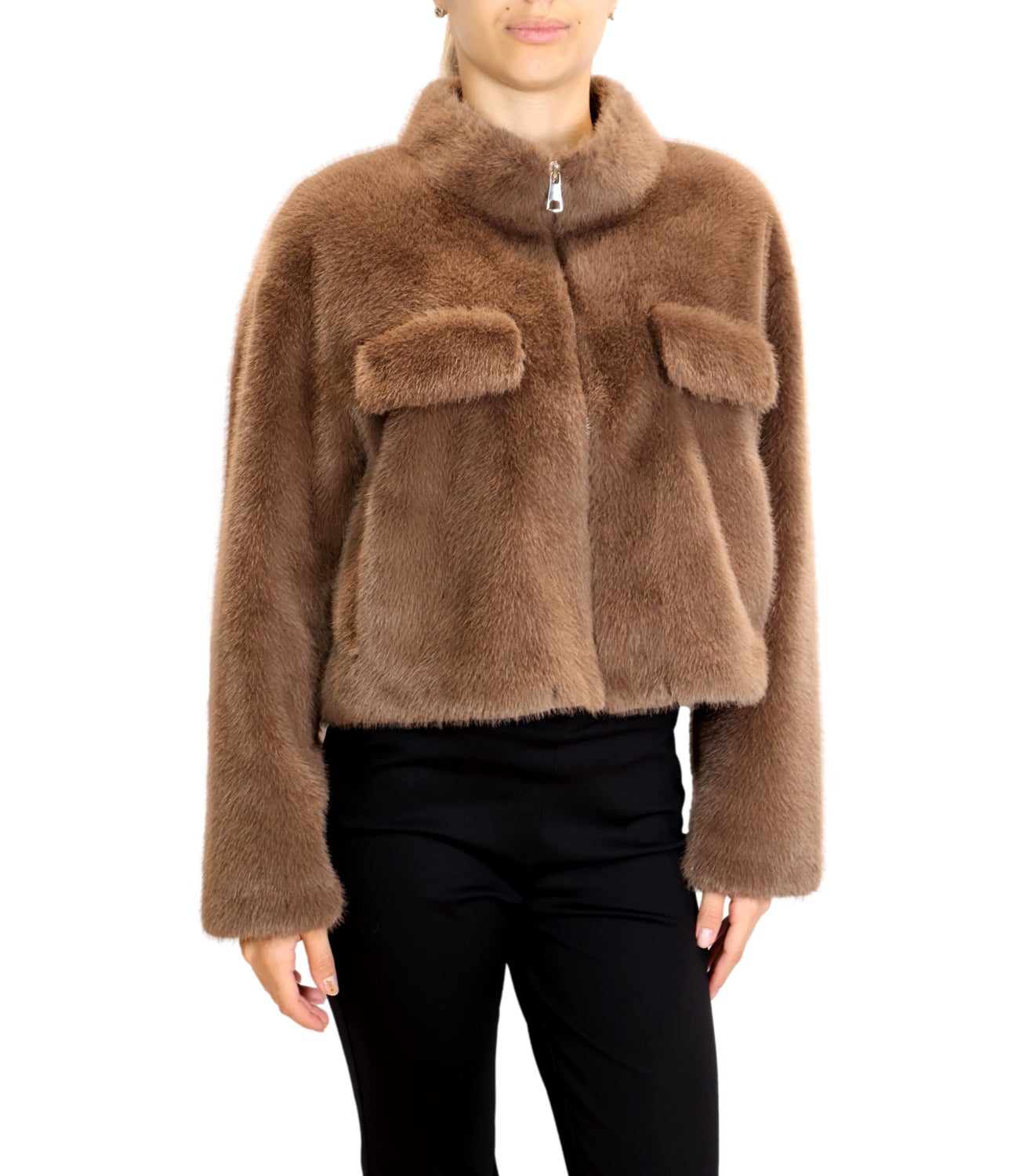 Susy Mix Giacca da Donna - Cammello - 25208