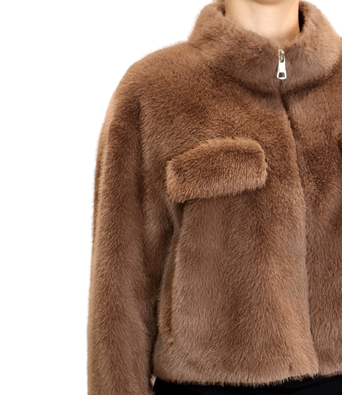 Susy Mix Giacca da Donna - Cammello - 25208