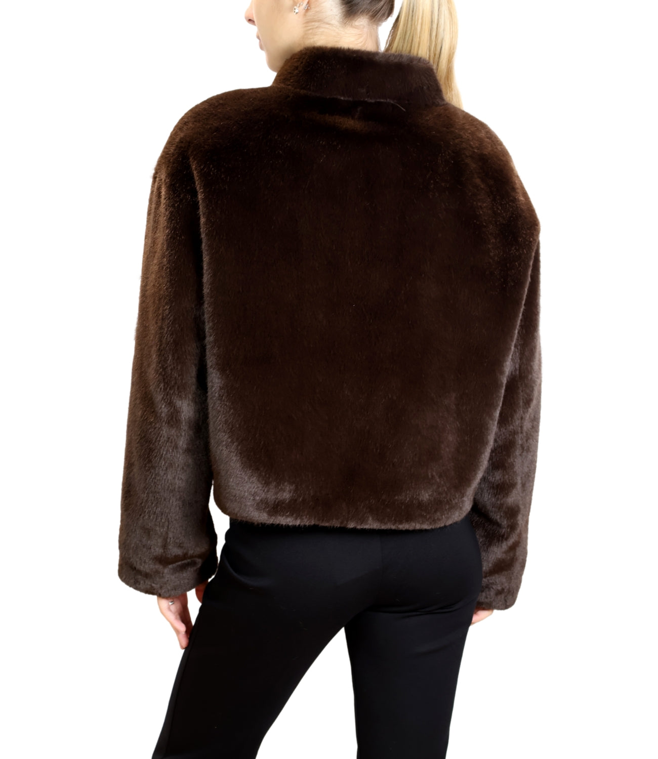 Susy Mix Giacca da Donna - Moro - 25208